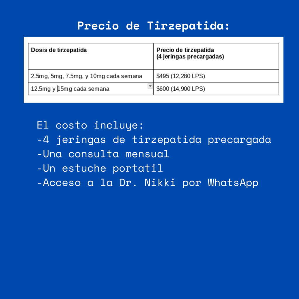 Precio de Tirzepatida